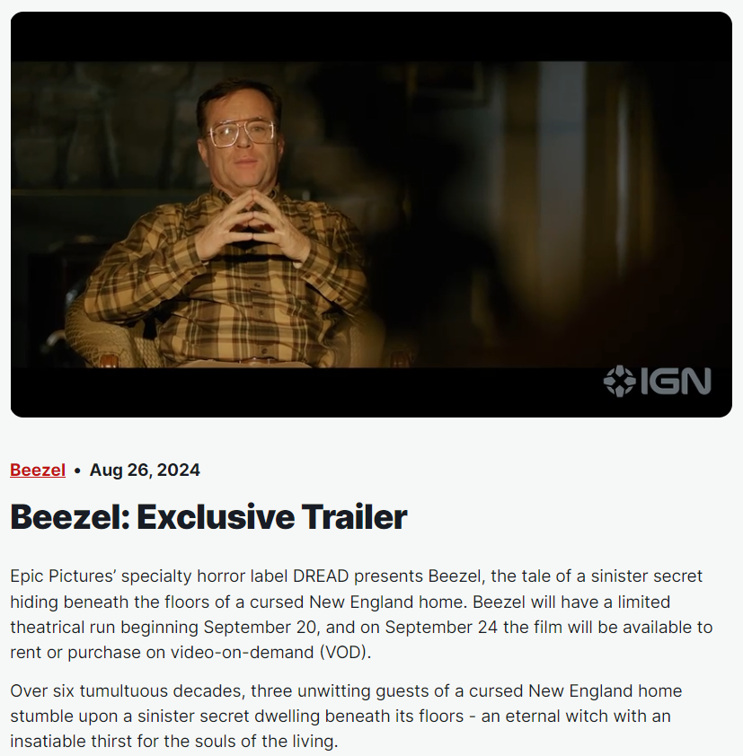 Beezel: Exclusive Trailer